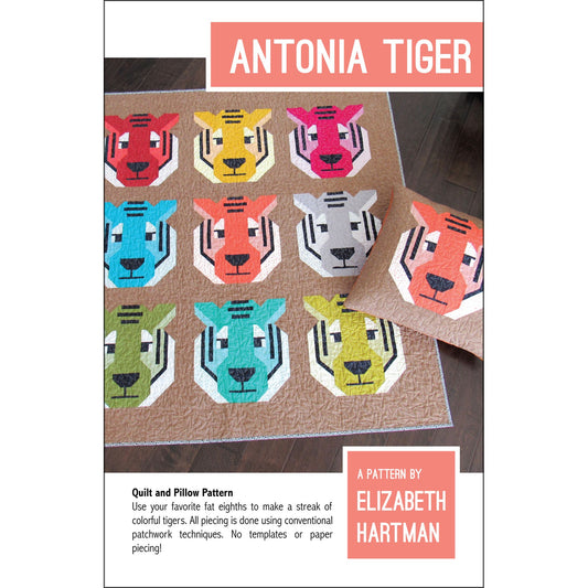 EHP053 Antonia Tiger Pattern by Elizabeht Hartman