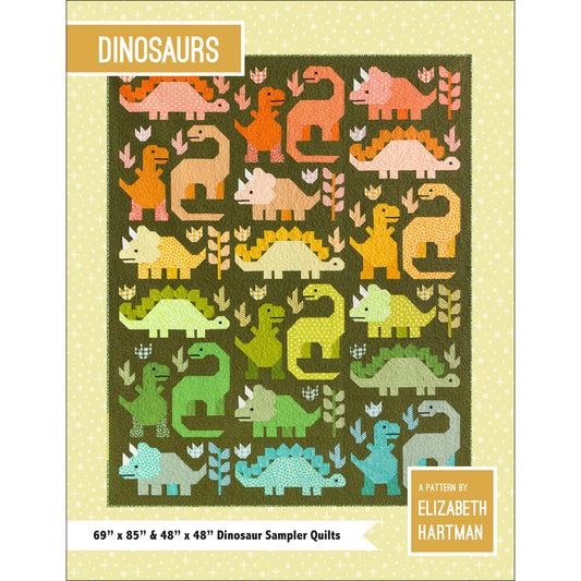 EHP058 Dinosaurs Pattern by Elizabeht Hartman