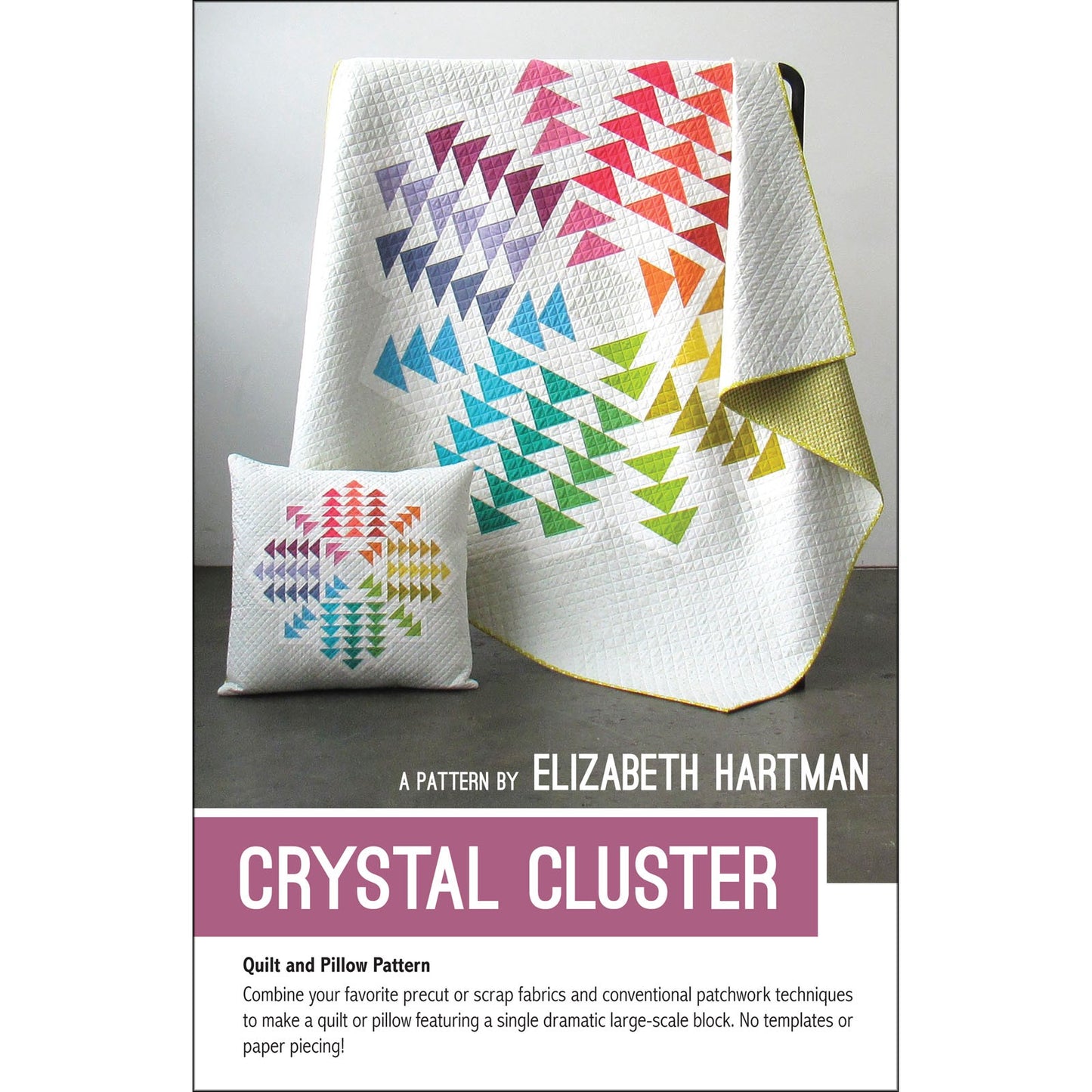 EHP059 Crystal Cluster Pattern by Elizabeht Hartman