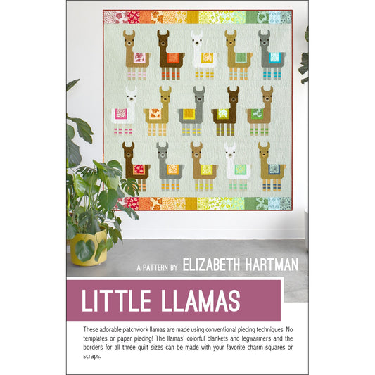EHP062 Little Llamas Pattern by Elizabeht Hartman