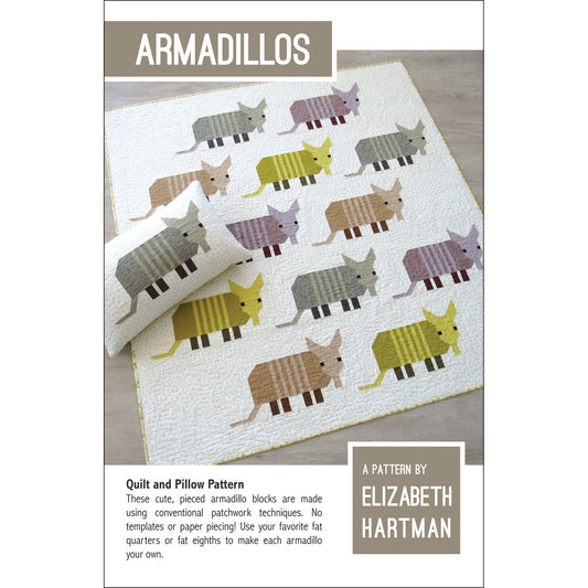 EHP065 Armadillos Pattern by Elizabeht Hartman