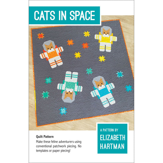 EHP068 Cats in Space Pattern by Elizabeht Hartman
