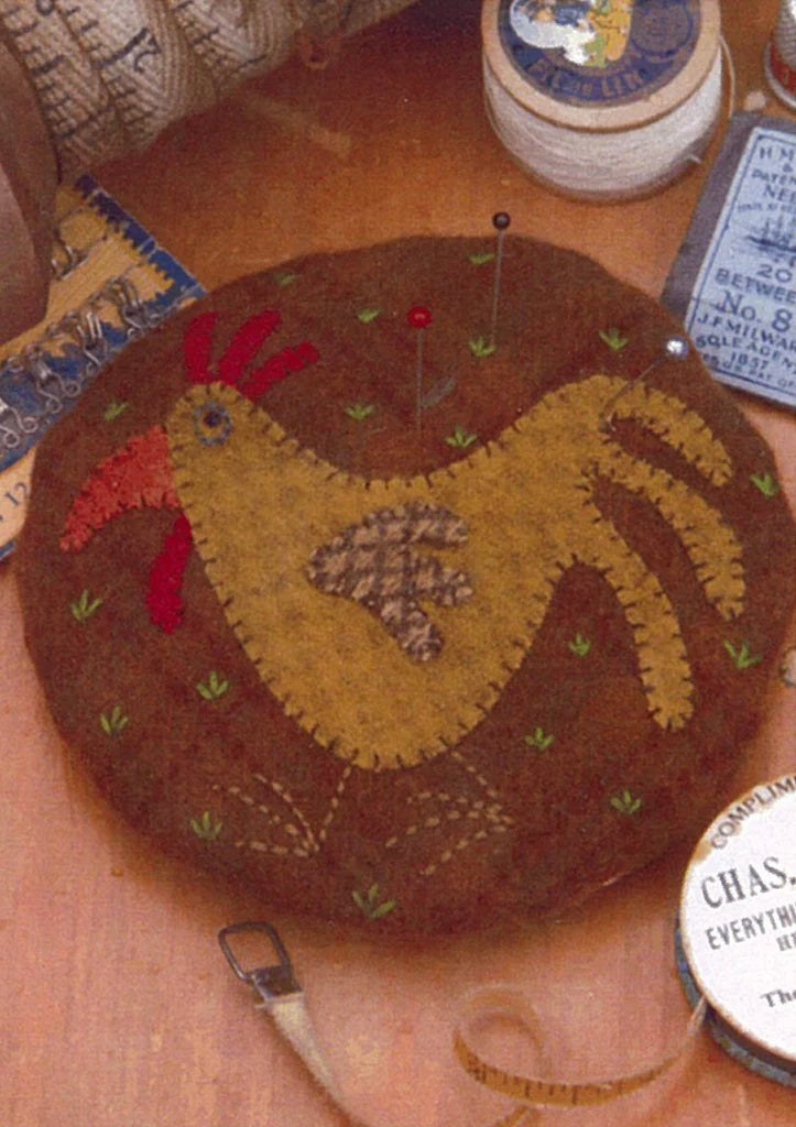 F024 Chickadee Pincushion