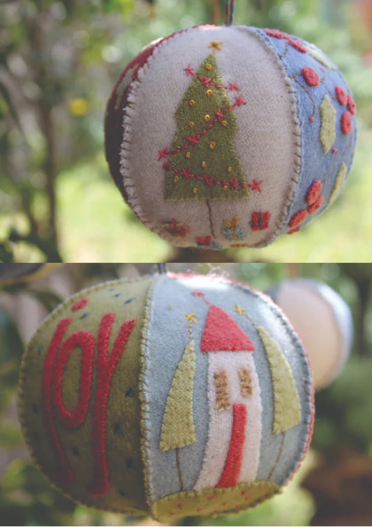 F051 Joyful Xmas Bauble