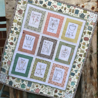 P118 For The Love Of Tea Wall Hanging