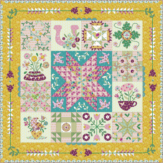 FP2QTSF.HANNAH Memory Lane & Old Quilts, New Life Fabric Pack