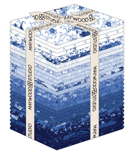 FQ-MASBLBE BLUE BELLE FAT QUARTER BUNDLES (28PC)