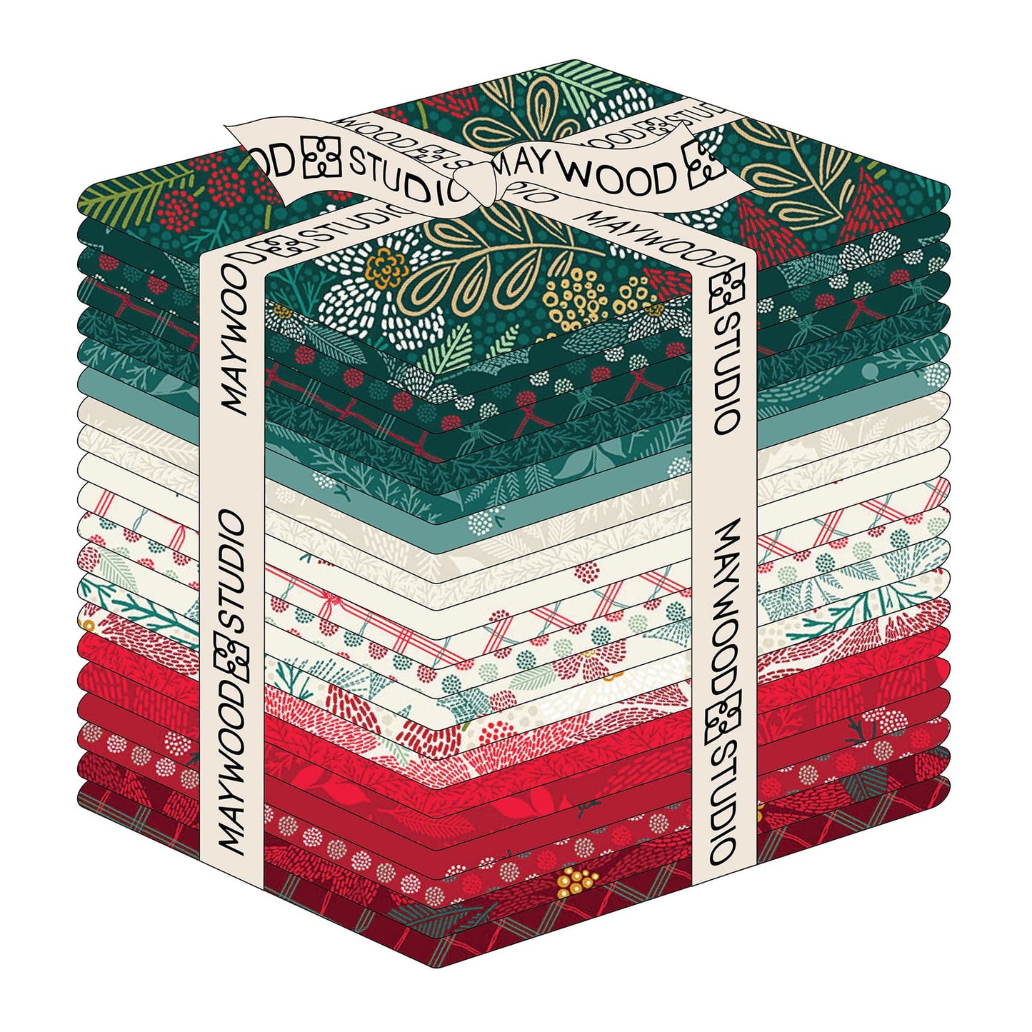 FQ-MASHOST Holiday Stitches by Maywood Studio
