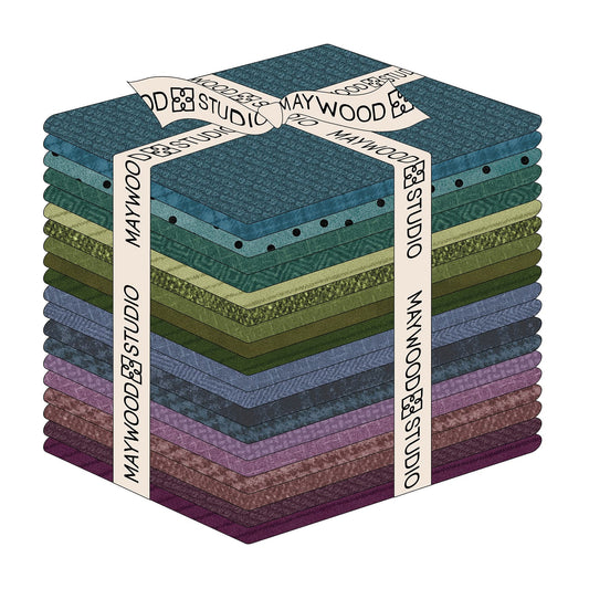 FQ-MASWOF-GEMS Woolies Flannel by Bonnie Sullivan for Maywood Studio