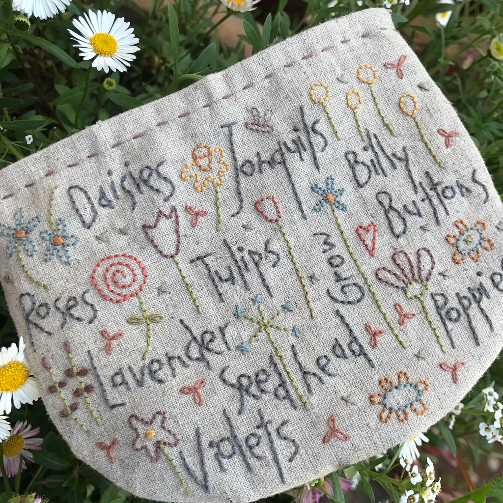 F086 Flower Study Purse