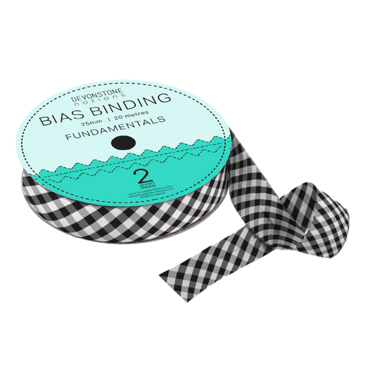 DVBB3049 BIAS 25MM 1/8 CHECK WHITE RAINBOW