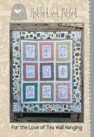 P118 For The Love Of Tea Wall Hanging