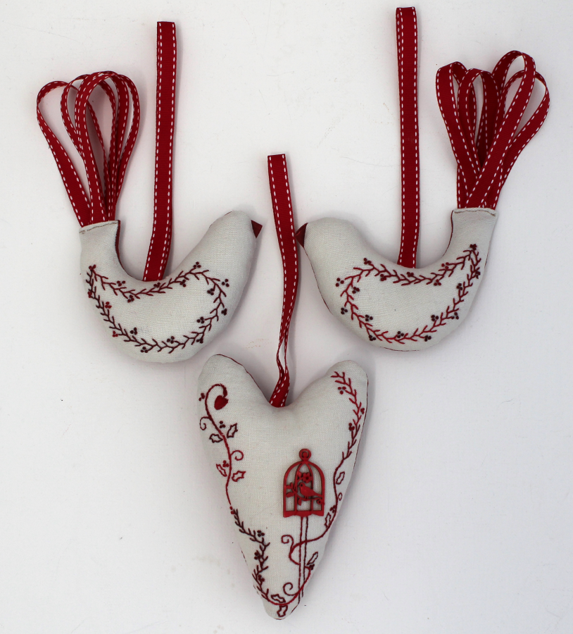 HNK156/12 Christmas Club Advent Birdees Pattern