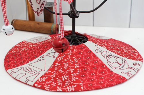 HNK156/13 Christmas club Mini Tree skirt Pattern