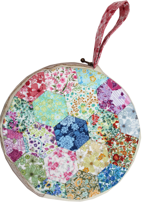 hnk 195/1  Peony Pouch - Hoop Bag Pattern