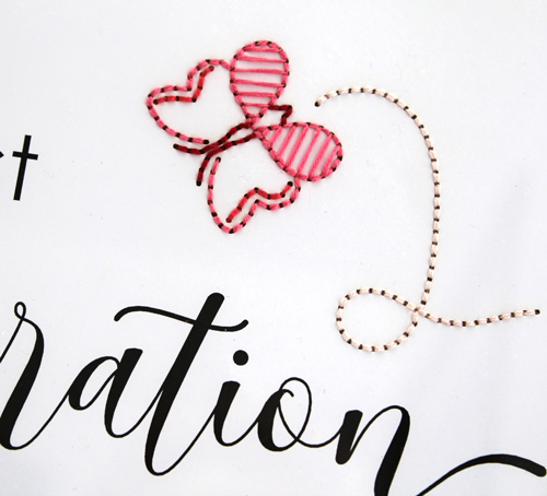 HNKSS5 The best preparation A4 stitched sign