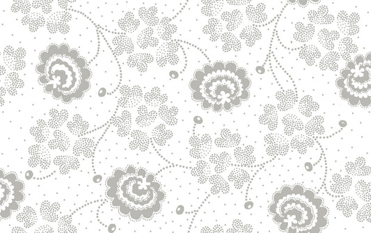 9945-01W Quilters Flour White on White