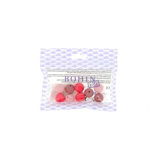 K6010 SILICONE ROUND BEADS 15MM - 9/16"