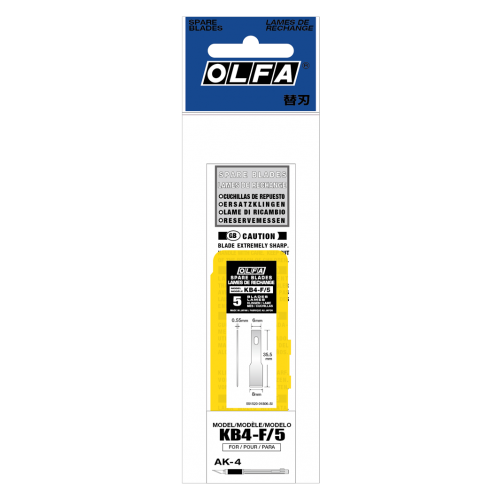 ART-KNIFE-5-SPAREBLADES-FOR-AK-4-KB4-F/5