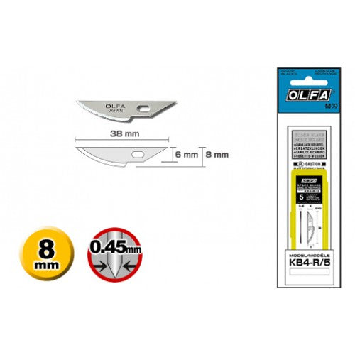 ART-KNIFE-5-SPAREBLADES-FOR-AK-4-KB4-R/5