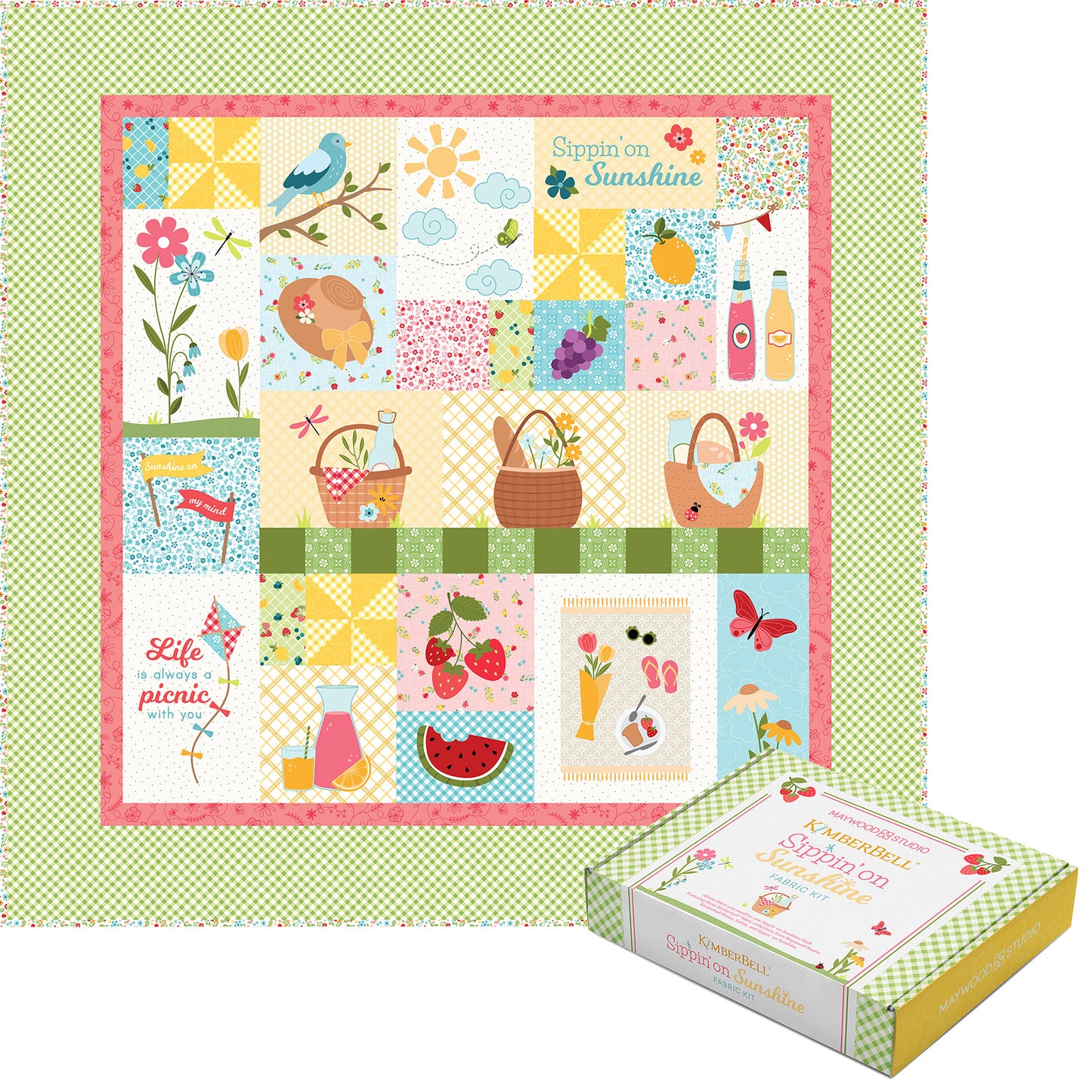 KIT-MASSISU Sippin' on Sunshine by Kimberbell Designs from Maywood Studio