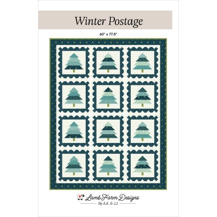 LFD143 Winter Postage Pattern by Lamb Farm Designs