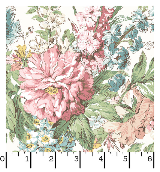 MAS10820-W Terrace Blooms by Maywood Studio