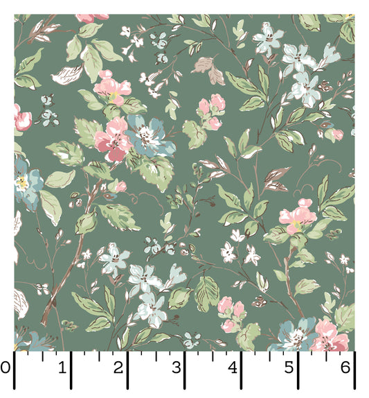 MAS10822-G Terrace Blooms by Maywood Studio