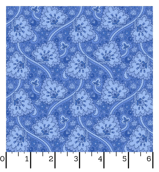MAS10904-B BLUE BELLE  PAISLEY