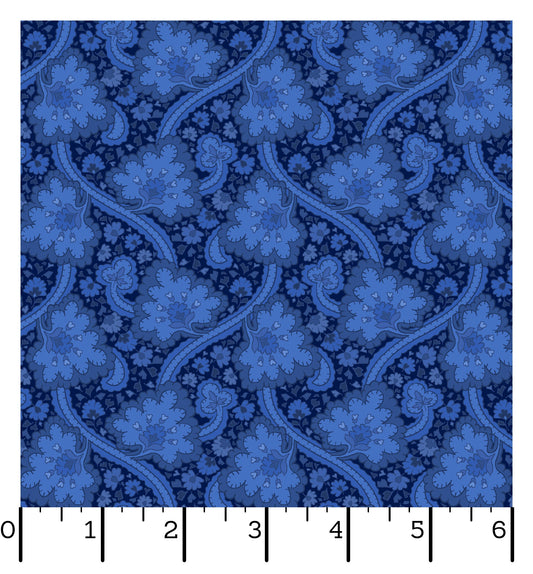 MAS10904-N BLUE BELLE  PAISLEY
