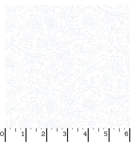 MAS10909-W BLUE BELLE  TRAILING LEAF