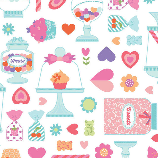MAS11021-W SWEET SHOPPE  CANDY JARS
