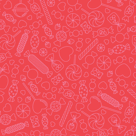 MAS11027-R SWEET SHOPPE  CANDY LINES