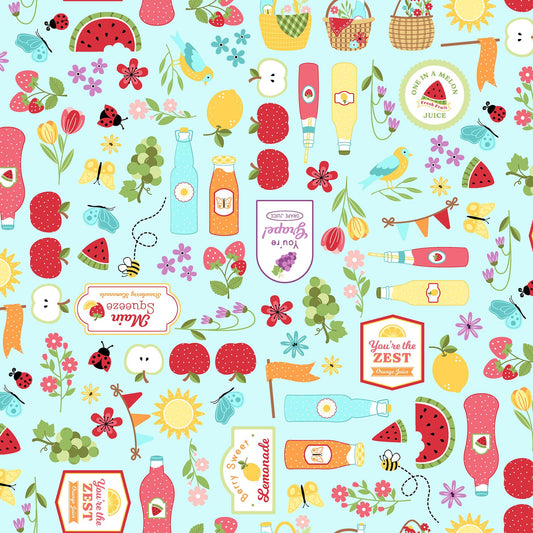 MAS11071-Q Sippin' on Sunshine by Kimberbell Designs from Maywood Studio