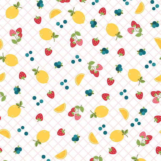 MAS11073-W Sippin' on Sunshine by Kimberbell Designs from Maywood Studio