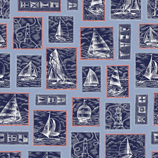 MAS11100-B Regatta Days by Maywood Studio
