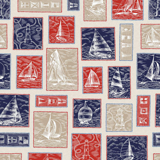 MAS11100-Z Regatta Days by Maywood Studio