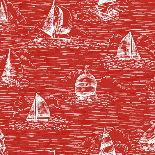 MAS11102-R Regatta Days by Maywood Studio