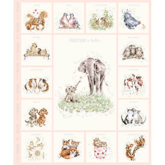 MAS11125-P Together is Better by Hannah Dale Of Wrendale Designs from Maywood Studio
