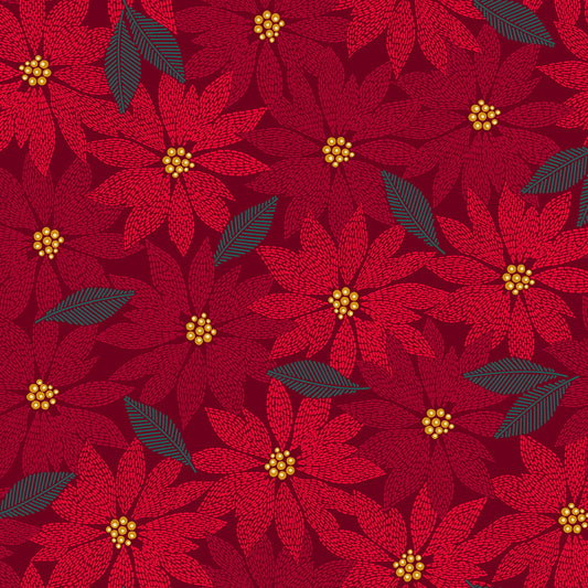 MAS11171-R Holiday Stitches by Maywood Studio