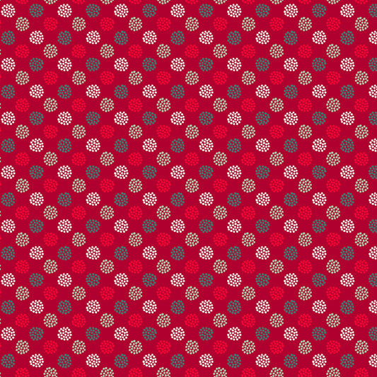 MAS11176-R Holiday Stitches by Maywood Studio