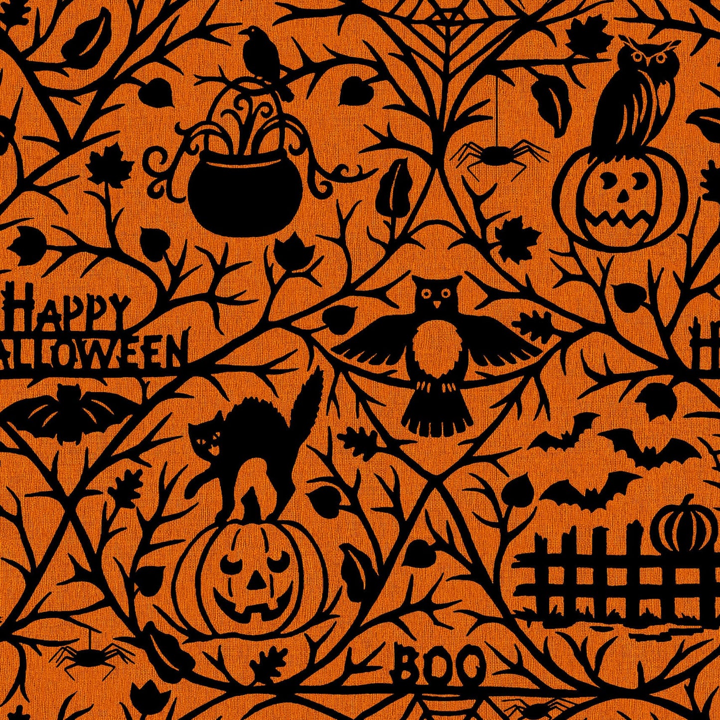 MAS11180-OJ Pumpkin Grove by Maywood Studio