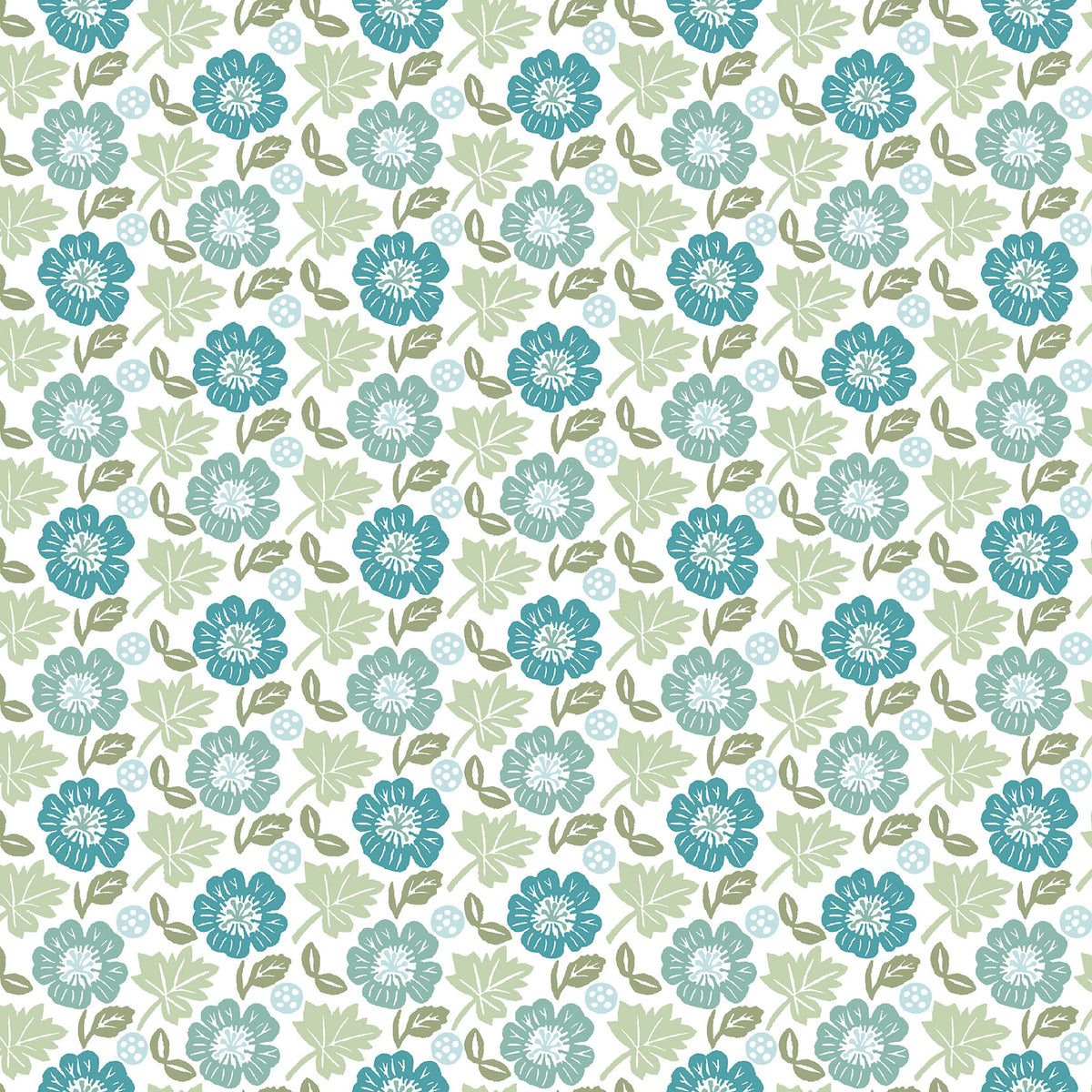 MAS11361-BQ Printed Garden by Susie Hetherington for Maywood Studio