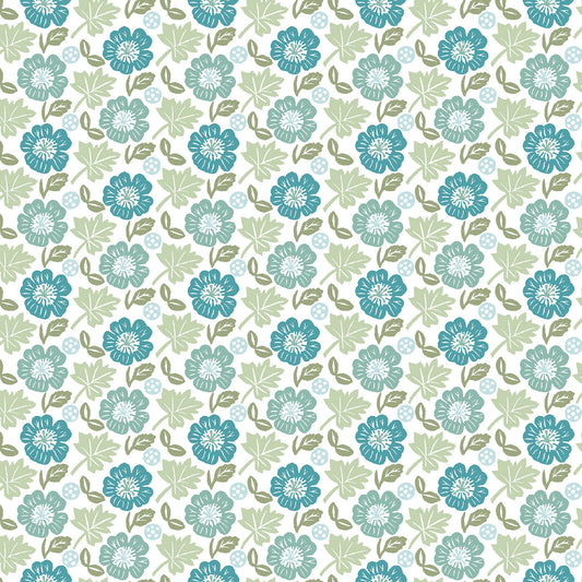 MAS11361-BQ Printed Garden by Susie Hetherington for Maywood Studio