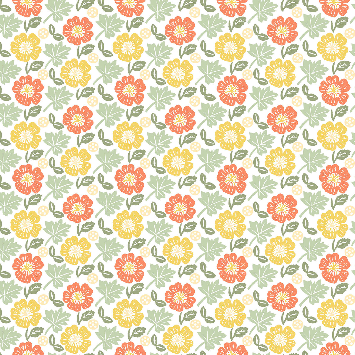 MAS11361-OS Printed Garden by Susie Hetherington for Maywood Studio