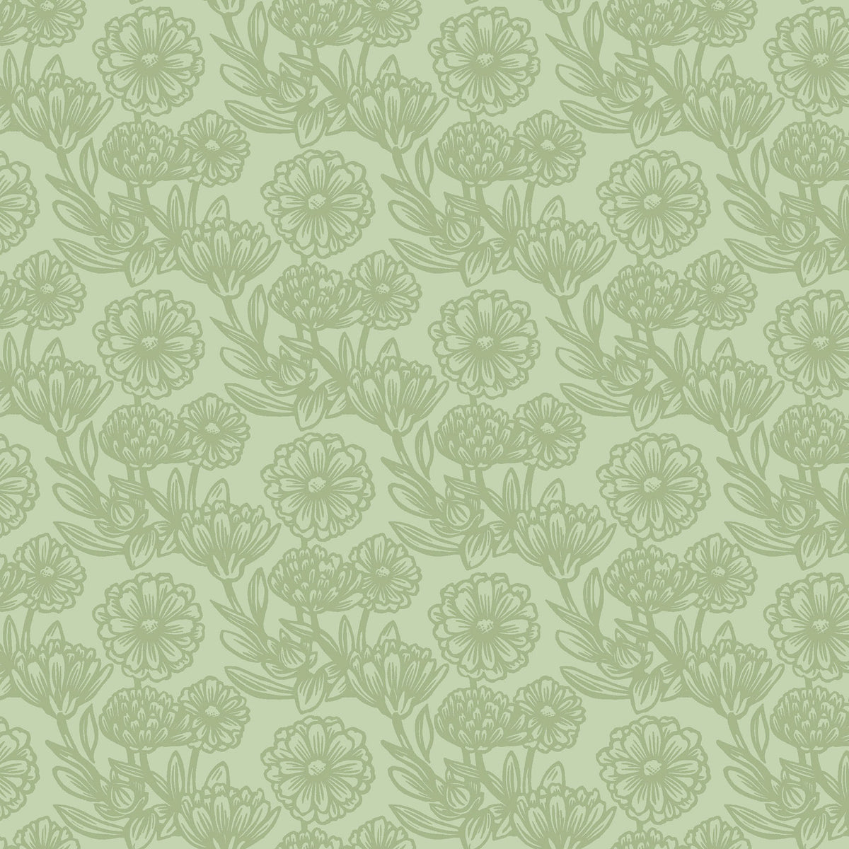 MAS11363-G Printed Garden by Susie Hetherington for Maywood Studio
