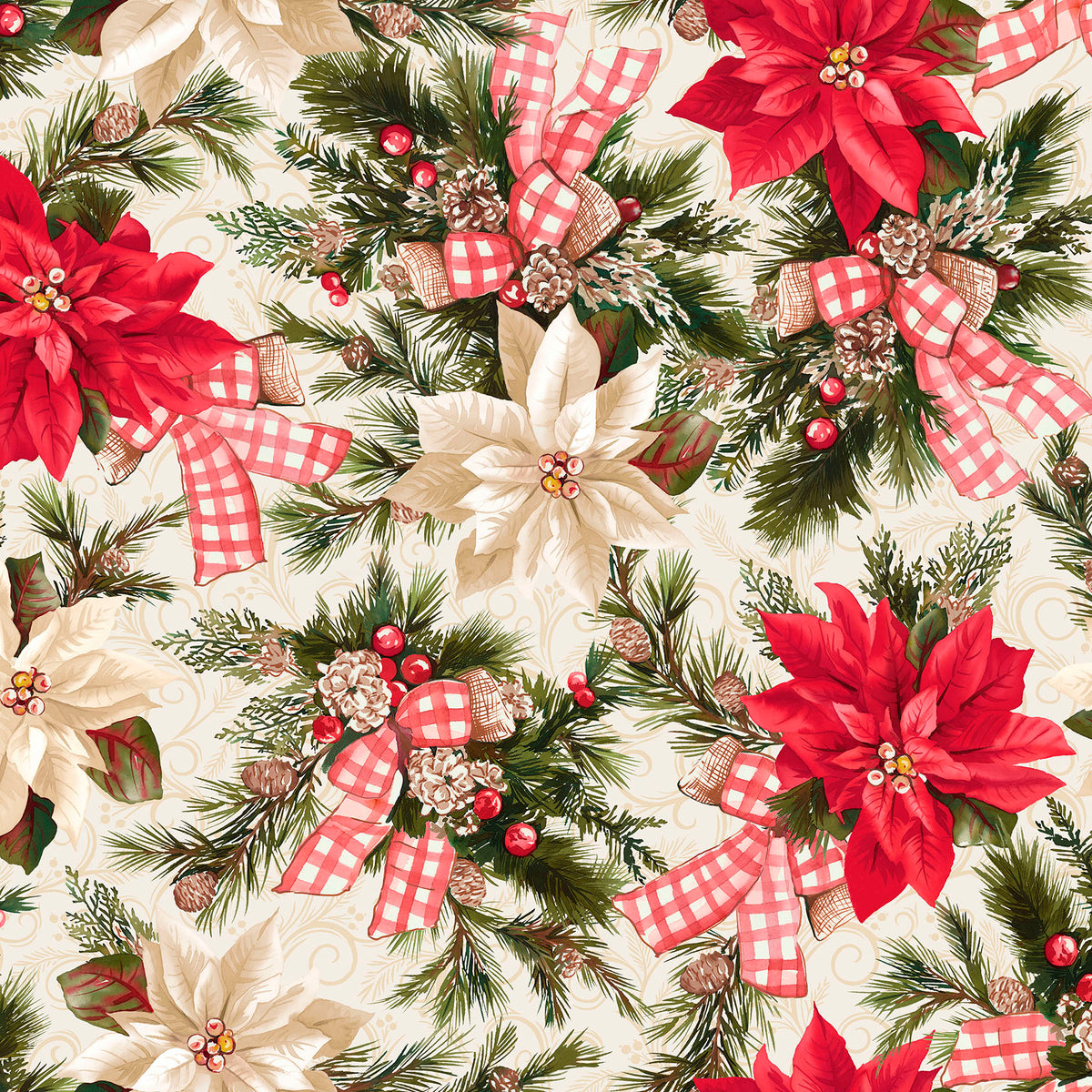 MAS11460-E Gingham Garland by Maywood Studio