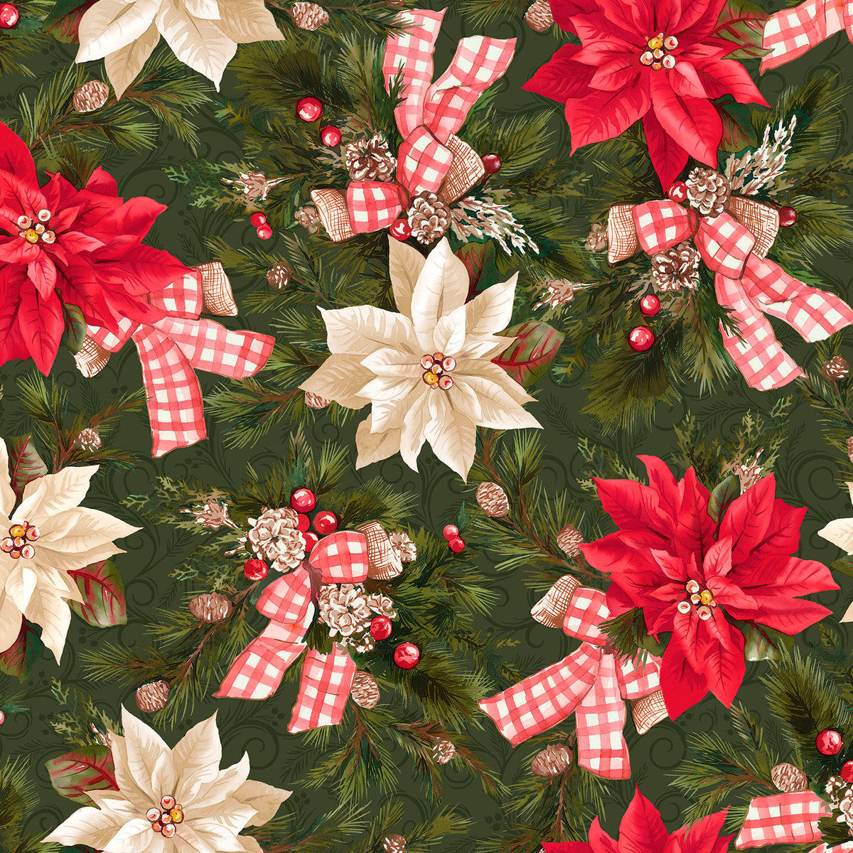 MAS11460-G Gingham Garland by Maywood Studio
