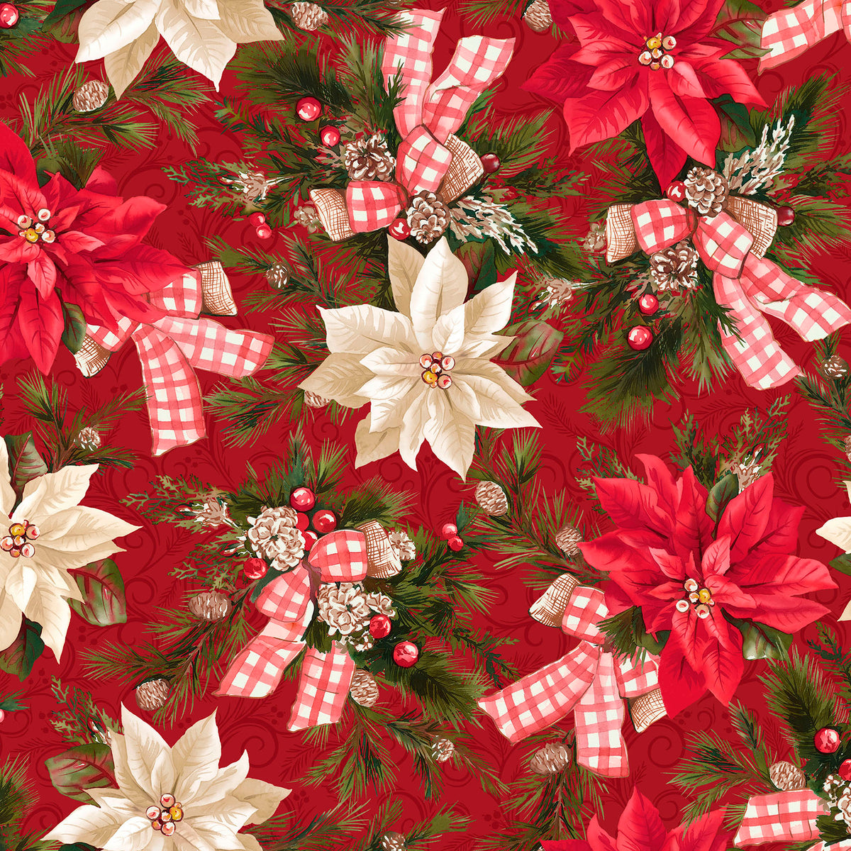 MAS11460-R Gingham Garland by Maywood Studio