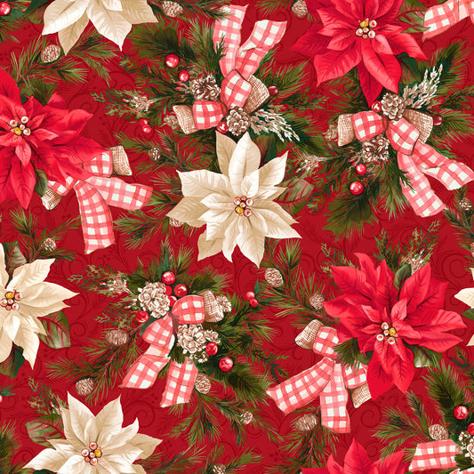 MAS11460-R Gingham Garland by Maywood Studio
